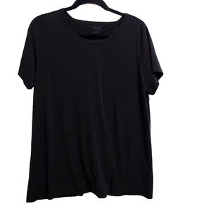 Women's Yummie Black Crew Neck T-Shirt‎ Size L